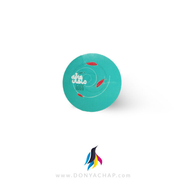کارت ویزیت لمینت براق دایره